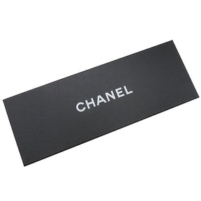 シャネル CHANEL マトラッセ ファー グローブ ブラック レザー カシミヤ ＃7 1/2 手袋 シルバー金具 黒 茶