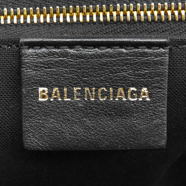 バレンシアガ BALENCIAGA シグネチャー BB モノグラム ショッパー 702703 ブラウン PVC トートバッグ ゴールド金具 茶 ハンドバッグ