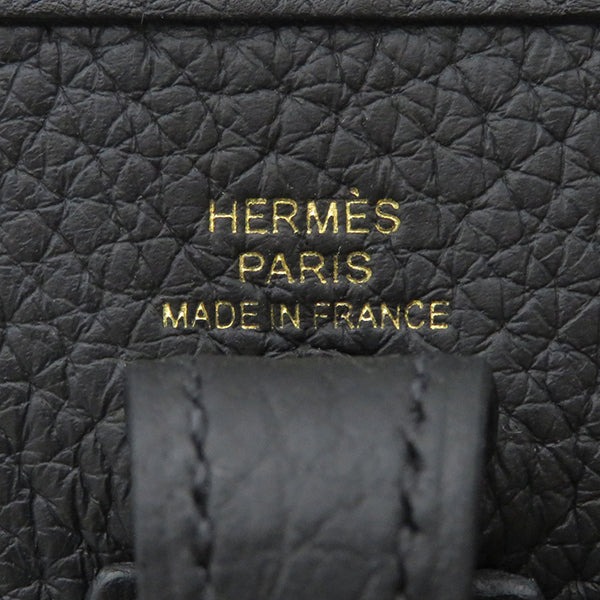 エルメス HERMES エヴリンTPM ブラック トリヨンクレマンス ショルダーバッグ ゴールド金具 黒