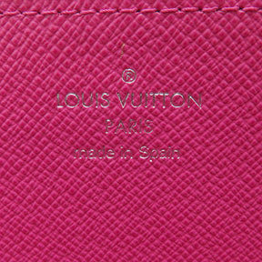 ルイヴィトン LOUIS VUITTON ジッピーウォレット M64838  ノワール×ホットピンク エピレザー 長財布 シルバー金具 黒 ピンク ラウンドファスナー