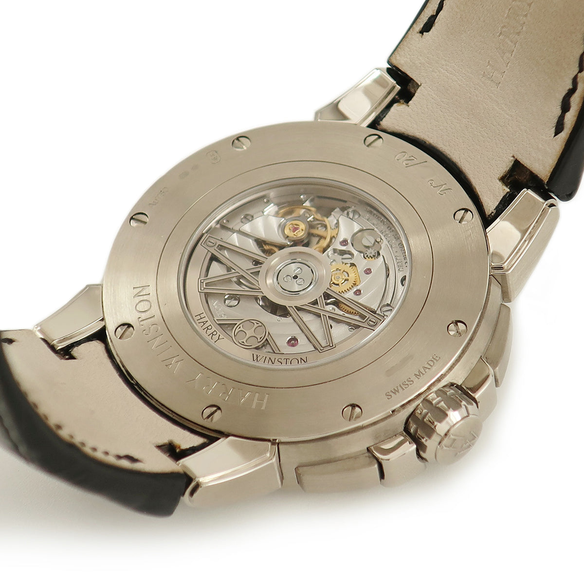 ハリーウィンストン Harry Winston オーシャン デュアルタイム OCEATZ44WW012 自動巻き メンズ K18WG無垢 純正ダイヤ GMT 限定20本