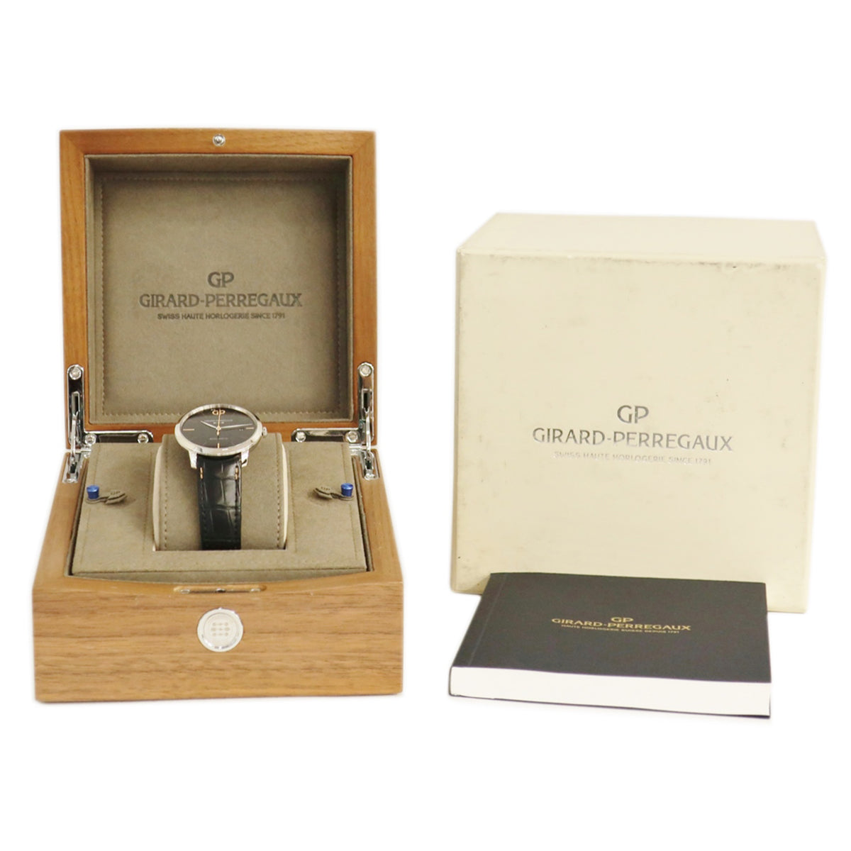 ジラールペルゴ GIRARD PERREGAUX 1966 インフィニティエディション 49555-11-632-BB60 自動巻き メンズ 黒 薄型 限定