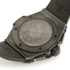 ウブロ HUBLOT ビッグバンGMT オールブラック ヨウジヤマモト 471.CI.1114.RX.Y0Y20 自動巻き メンズ 山本耀司コラボ 限定