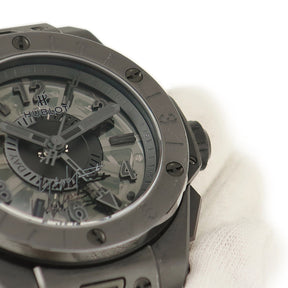 ウブロ HUBLOT ビッグバンGMT オールブラック ヨウジヤマモト 471.CI.1114.RX.Y0Y20 自動巻き メンズ 山本耀司コラボ 限定