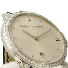 ハリーウィンストン Harry Winston ミッドナイト オートマティック MIDAHD39WW004 自動巻き メンズ K18WG無垢 純正ダイヤ バー