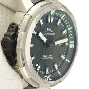 IWC IWC アクアタイマー オートマティック 2000 IW358002 自動巻き メンズ 黒 バー 回転式アウター/インナーベゼル