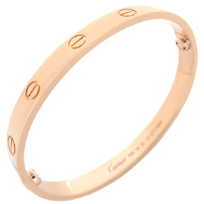 カルティエ Cartier LOVE ラブブレス B6067416 ピンクゴールド K18PG #16 ブレスレット 750 18K 18金 バングル