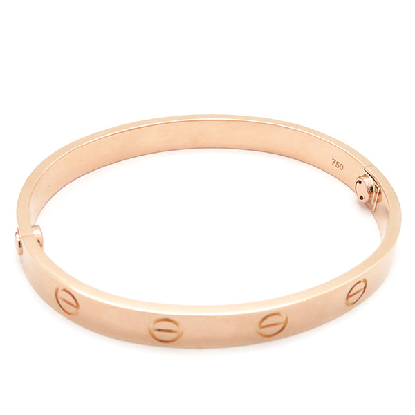 カルティエ Cartier LOVE ラブブレス B6067416 ピンクゴールド K18PG #16 ブレスレット 750 18K 18金 バングル