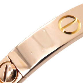 カルティエ Cartier LOVE ラブブレス B6067418 ピンクゴールド K18PG #18 ブレスレット 750 18K 18金 バングル