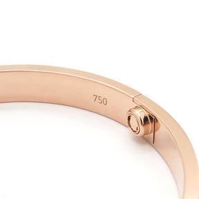 カルティエ Cartier LOVE ラブブレス B6067418 ピンクゴールド K18PG #18 ブレスレット 750 18K 18金 バングル