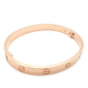 カルティエ Cartier LOVE ラブブレス B6067417 ピンクゴールド K18PG #17 ブレスレット 750 18K 18金 バングル