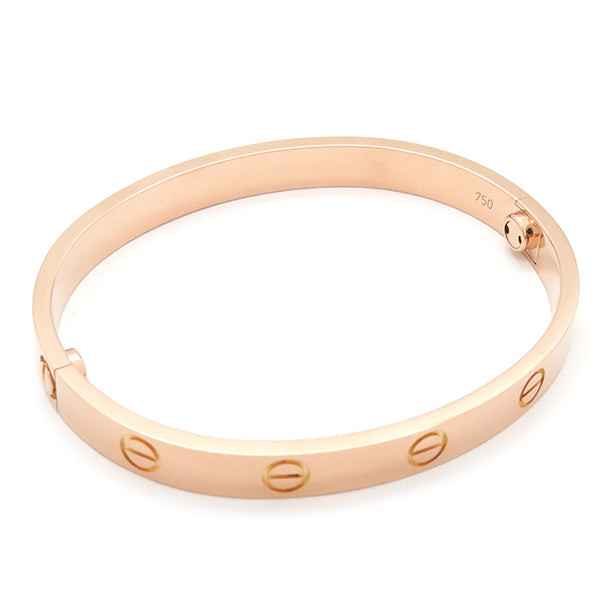 カルティエ Cartier LOVE ラブブレス B6067416 ピンクゴールド K18PG #16 ブレスレット 750 18K 18金 バングル