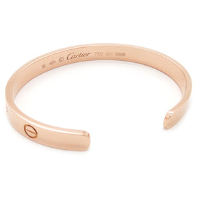 カルティエ Cartier LOVE ラブブレス オープン B6032616 ピンクゴールド K18PG #16 ブレスレット 750 18K 18金 バングル