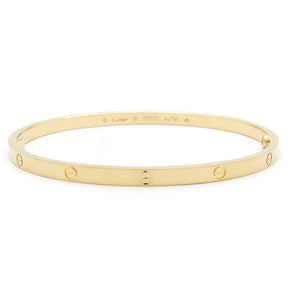 カルティエ Cartier LOVE ラブブレス SM B6047518 イエローゴールド K18YG #18 ブレスレット 750 18K 18金 バングル