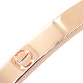 カルティエ Cartier LOVE ラブブレス SM B6047320 ピンクゴールド K18PG #20 ブレスレット 750 18K 18金 RG ローズゴールド