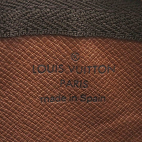 ルイヴィトン LOUIS VUITTON カードキーケース ポシェット クレ M62650 モノグラム モノグラムキャンバス コインケース ゴールド金具 茶 キーチェーン付き 小銭汚れ