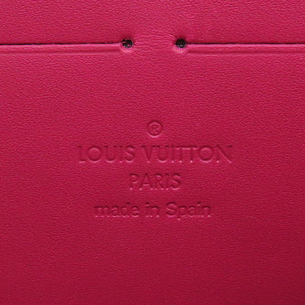 ルイヴィトン LOUIS VUITTON ヴェルニ ジッピーウォレット M90087 ローズアンディアン モノグラムヴェルニ 長財布 ゴールド金具 エナメル ラウンドファスナー