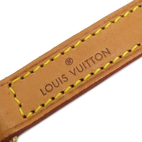 ルイヴィトン LOUIS VUITTON ヌメ革 100cm ブラウン レザー ショルダーストラップ ゴールド金具 ベージュ