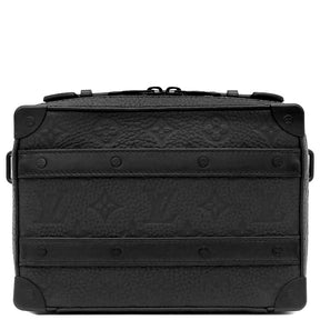 ルイヴィトン LOUIS VUITTON ハンドル ソフトトランク M59163 ノワール トリヨンレザー ショルダーバッグ マットブラック金具 黒  斜め掛け モノグラムパターン