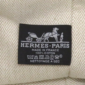 エルメス HERMES ブリッド ア ブラック GM ユーカリプテュス コットン ポーチ シルバー金具 水色 ハンドバッグ バニティバッグ