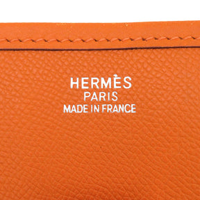 エルメス HERMES エヴリン1 GM オレンジ ヴォーエプソン ショルダーバッグ シルバー金具