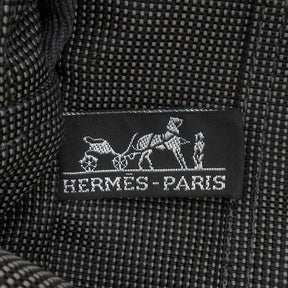 エルメス HERMES エールライントート MM  グレー キャンバス トートバッグ シルバー金具 鍵 カデナ欠品