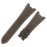 パテックフィリップ PATEK PHILIPPE ノーチラス用 レザーバンド ブラウン 牛革 腕時計パーツ 未使用 純正 替え ベルト ストラップ 25ｍｍ 茶