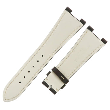 パテックフィリップ PATEK PHILIPPE ノーチラス用 レザーバンド ブラウン 牛革 腕時計パーツ 未使用 純正 替え ベルト ストラップ 25ｍｍ 茶