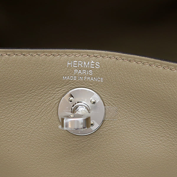 エルメス HERMES リンディ ミニ 20 ベージュマルファ スイフト ショルダーバッグ シルバー金具 新品 未使用