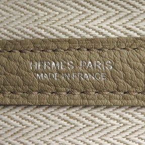 エルメス HERMES ガーデンパーティPM ベージュマルファ ネゴンダ トートバッグ シルバー金具 新品 未使用