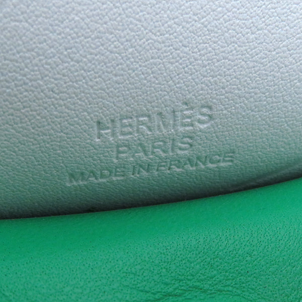 エルメス HERMES ロデオMM ペガサス ミント×セサミ×ブルーブリュム アニューミロ バッグチャーム 緑 茶 水色