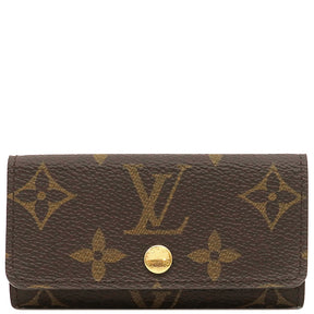 ルイヴィトン LOUIS VUITTON ミュルティクレ 4 M69517 モノグラム モノグラムキャンバス キーケース ゴールド金具 茶 鍵入れ 4連 4本