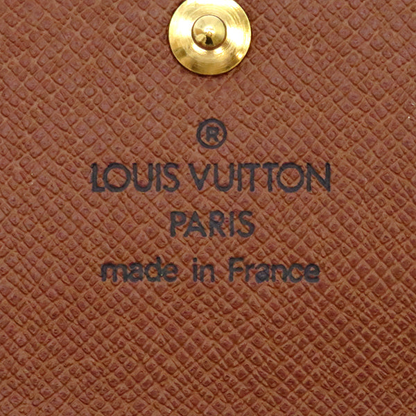 ルイヴィトン LOUIS VUITTON キーケース ミュルティクレ 4 M62631 モノグラム モノグラムキャンバス キーケース ゴールド金具 茶 鍵入れ