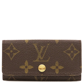 ルイヴィトン LOUIS VUITTON キーケース ミュルティクレ 4 M62631 モノグラム モノグラムキャンバス キーケース ゴールド金具 茶 鍵入れ