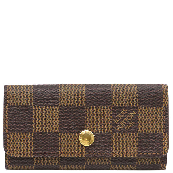 ルイヴィトン LOUIS VUITTON ミュルティクレ4 N62631  ダミエエベヌ ダミエキャンバス キーケース 茶