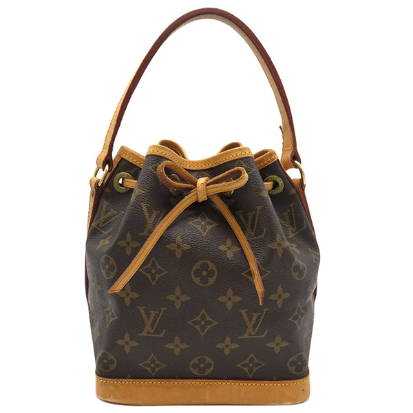 ルイヴィトン LOUIS VUITTON ミニノエ M42227 モノグラム モノグラムキャンバス ハンドバッグ ゴールド金具 茶 トートバッグ