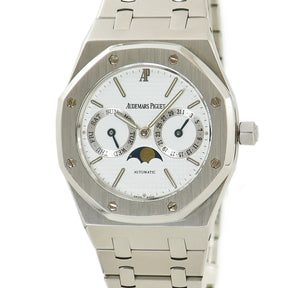 オーデマピゲ AUDEMARS PIGUET ロイヤルオーク デイデイト ムーンフェイズ 25594ST.OO.0789ST.01 自動巻き メンズ 白 バー