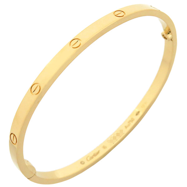 カルティエ Cartier LOVE ラブブレス SM B6047516 イエローゴールド K18YG #16 ブレスレット 750 18K 18金