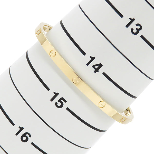 カルティエ Cartier LOVE ラブブレス SM B6047516 イエローゴールド K18YG #16 ブレスレット 750 18K 18金