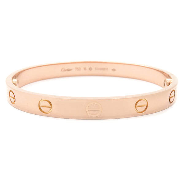 カルティエ Cartier LOVE ラブブレス B6067416 ピンクゴールド K18PG #16 ブレスレット 750 18K 18金 バングル