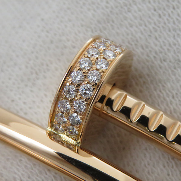 カルティエ Cartier ジュストアンクル ダイヤ N6708417 ピンクゴールド K18PG ダイヤモンド #17 ブレスレット Au750 JUSTE UN CLOU