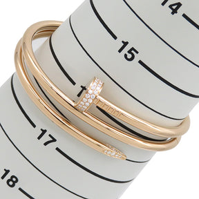 カルティエ Cartier ジュストアンクル ダイヤ N6708417 ピンクゴールド K18PG ダイヤモンド #17 ブレスレット Au750 JUSTE UN CLOU