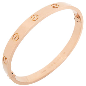 カルティエ Cartier LOVE ラブブレス B6067416 ピンクゴールド K18PG #16 ブレスレット 750 18K 18金 バングル