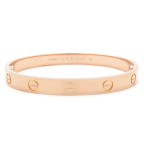 カルティエ Cartier LOVE ラブブレス B6067416 ピンクゴールド K18PG #16 ブレスレット 750 18K 18金 バングル