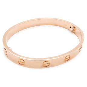 カルティエ Cartier LOVE ラブブレス B6067416 ピンクゴールド K18PG #16 ブレスレット 750 18K 18金 バングル