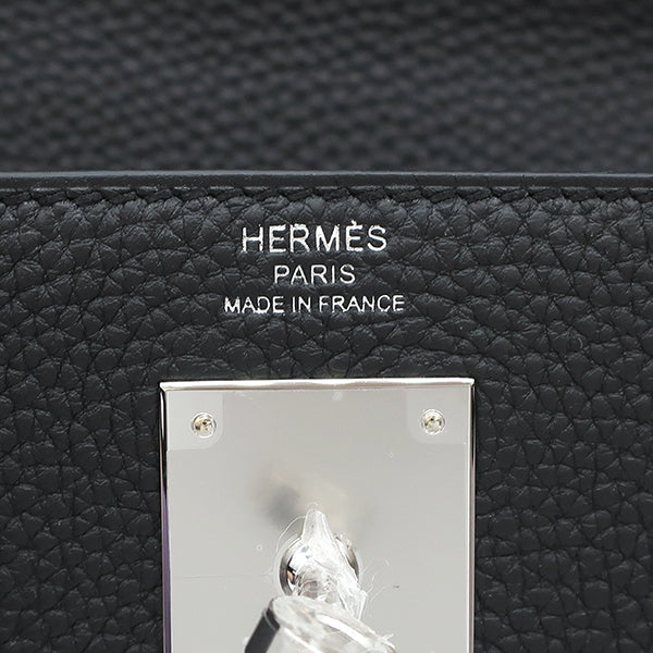 エルメス HERMES ケリー28 内縫い ブラック トゴ 2WAYバッグ シルバー金具 新品 未使用 黒 ショルダー