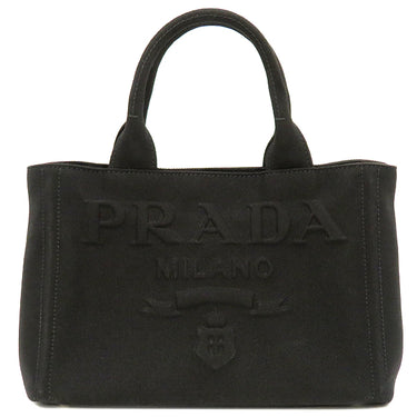 プラダ PRADA カナパ トート 1BG439 NERO キャンバス 2WAYバッグ シルバー金具 黒