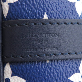 ルイヴィトン LOUIS VUITTON スピーディー バンドリエール 30 M45146 ブルー LVエスカル 2WAYバッグ シルバー金具 ボストンバッグ 青 2020SS