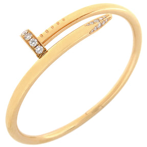 カルティエ Cartier ジュストアンクル  B6048615 イエローゴールド K18YG ダイヤモンド #15 ブレスレット Au750 JUSTE UN CLOU