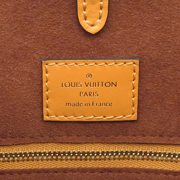 ルイヴィトン LOUIS VUITTON フォールドトート MM M45376 キャメルサンビームクレーム モノグラムキャンバス カーフ 2WAYバッグ ゴールド金具 ハンドバッグ ショルダー 茶